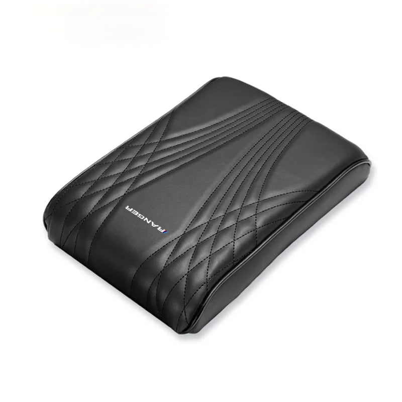 Coussin d'Accoudoir Central Ford Ranger T9 avec Rangement - détail du montage - Becquet Voiture