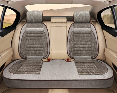 Coussin de Siège Auto Avant Universel Quatre Saisons - détail du montage 3 - Becquet Voiture