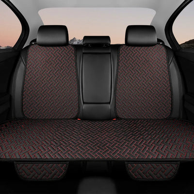 Coussin de Siège Auto Lin Universel Toutes Saisons - installé sur véhicule - Becquet Voiture