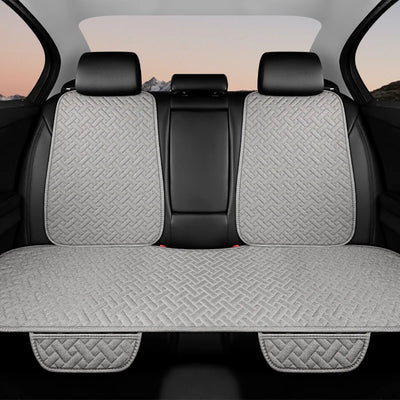 Coussin de Siège Auto Lin Universel Toutes Saisons - vue de trois-quarts - Becquet Voiture