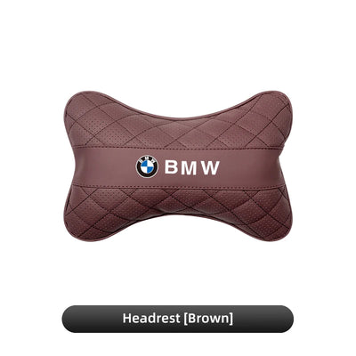 Coussin Lombaire et Appuie-Tête BMW - détail du montage - Becquet Voiture