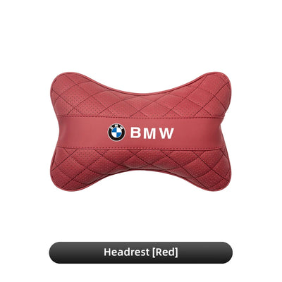 Coussin Lombaire et Appuie-Tête BMW - vue de dessus 2 - Becquet Voiture