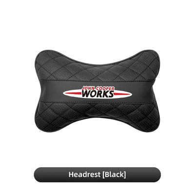 Coussin Lombaire et Appuie-Tête BMW - vue de profil 2 - Becquet Voiture