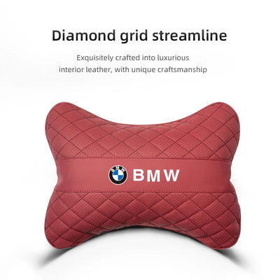 Coussin Lombaire et Appuie-Tête BMW - vue de profil - Becquet Voiture