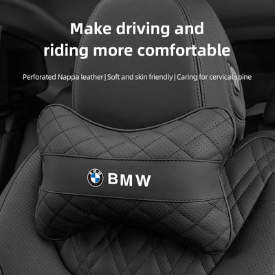 Coussin Lombaire et Appuie-Tête BMW - vue de trois-quarts - Becquet Voiture