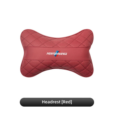 Coussin Lombaire et Appuie-Tête BMW - vue rapprochée - Becquet Voiture