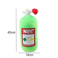 Plush Bottle Cushion OUR Car - in use - Becquet Voiture