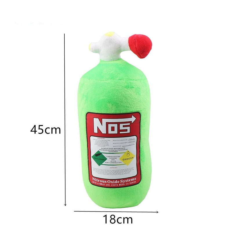 Plush Bottle Cushion OUR Car - in use - Becquet Voiture