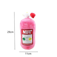 Plush Bottle Cushion OUR Car - rear view 2 - Becquet Voiture