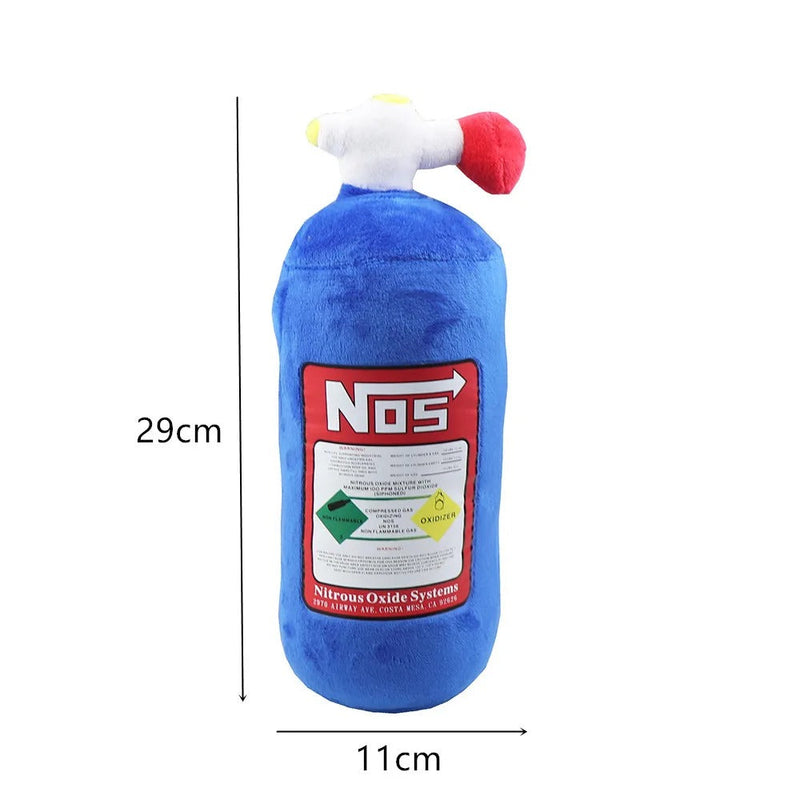 Plush Bottle Cushion OUR Car - top view - Becquet Voiture