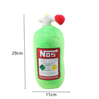 Plush Bottle Cushion OUR Car - front view 2 - Becquet Voiture
