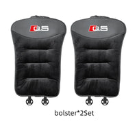 Coussins de Siège Auto Flanelle Audi Q5 TT - détail du montage - Becquet Voiture