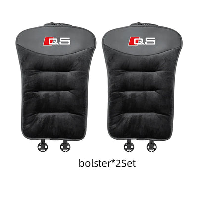 Coussins de Siège Auto Flanelle Audi Q5 TT - détail du montage - Becquet Voiture