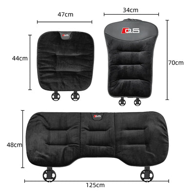 Coussins de Siège Auto Flanelle Audi Q5 TT - packshot studio - Becquet Voiture