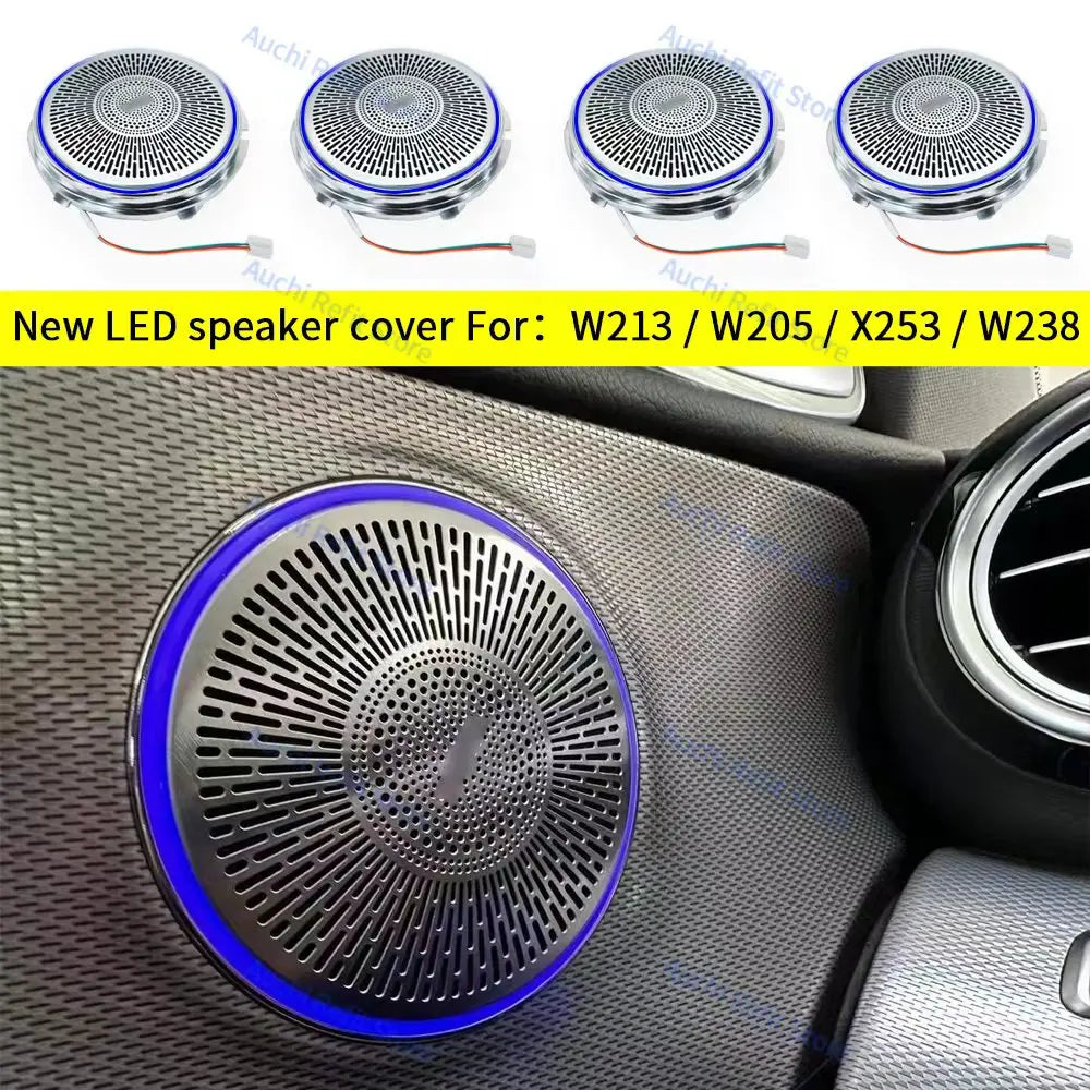 Couvercle Ambiance LED Mercedes Classe C E GLC - vue de face - Becquet Voiture