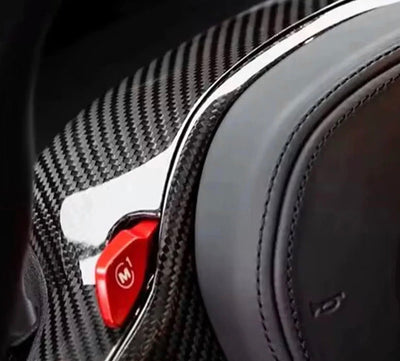 Couvercle Arrière Volant Fibre Carbone BMW - vue arrière - Becquet Voiture