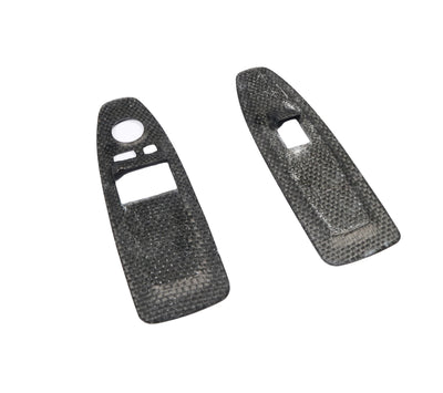 Couvercle Bouton Porte Fibre Carbone BMW F82 LCI - vue de profil - Becquet Voiture