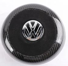Couvercle d'Airbag VW Golf 7 Polo Tiguan Scirocco - installé sur véhicule - Becquet Voiture