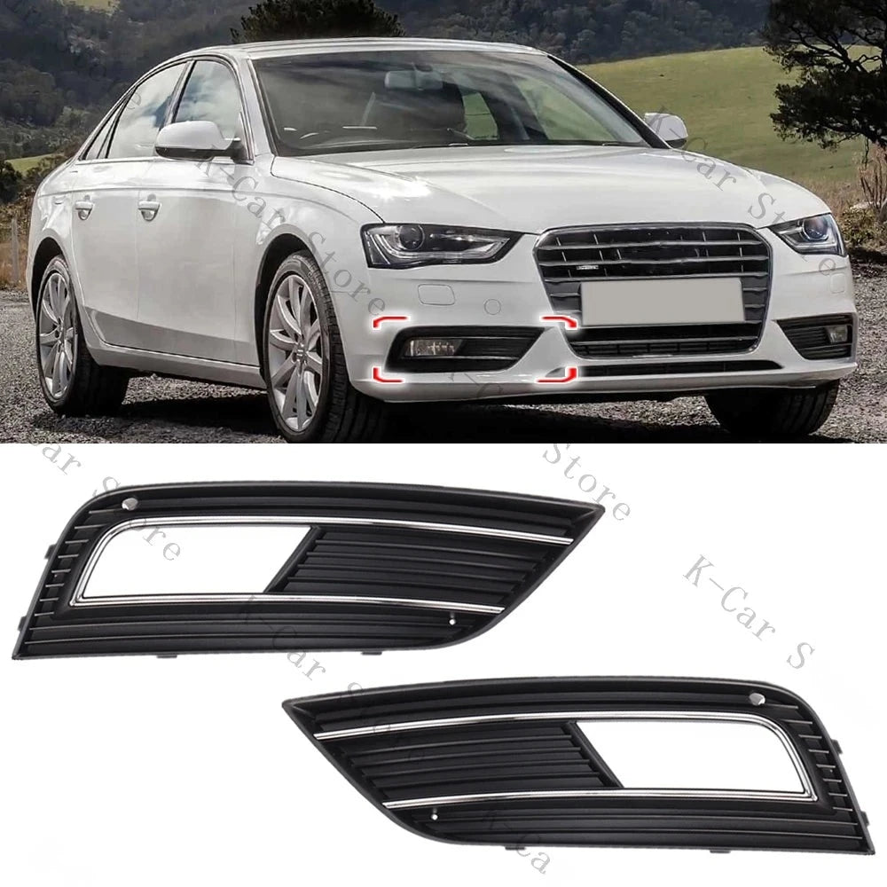 Couvercle de Calandre Avant Audi A4 B8 B9 2013-2016 - vue de face - Becquet Voiture