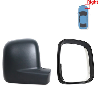 Couvercle de Rétroviseur VW Caddy Transporter - vue de dessus - Becquet Voiture