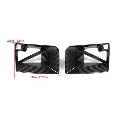 Couvercle de Ventilation Carbone BMW M2 G87 Style MP - packshot studio - Becquet Voiture