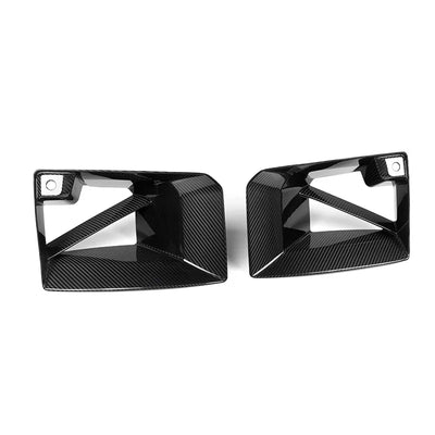 Couvercle de Ventilation Carbone BMW M2 G87 Style MP - vue de trois-quarts - Becquet Voiture