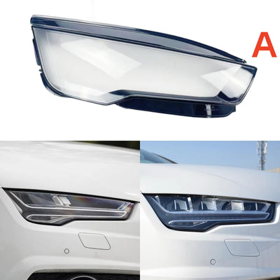 Couvercle Lentille Phare Avant Audi A7 2015-2018 - en situation - Becquet Voiture