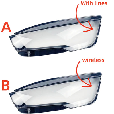 Couvercle Lentille Phare Avant Audi A7 2015-2018 - vue arrière - Becquet Voiture