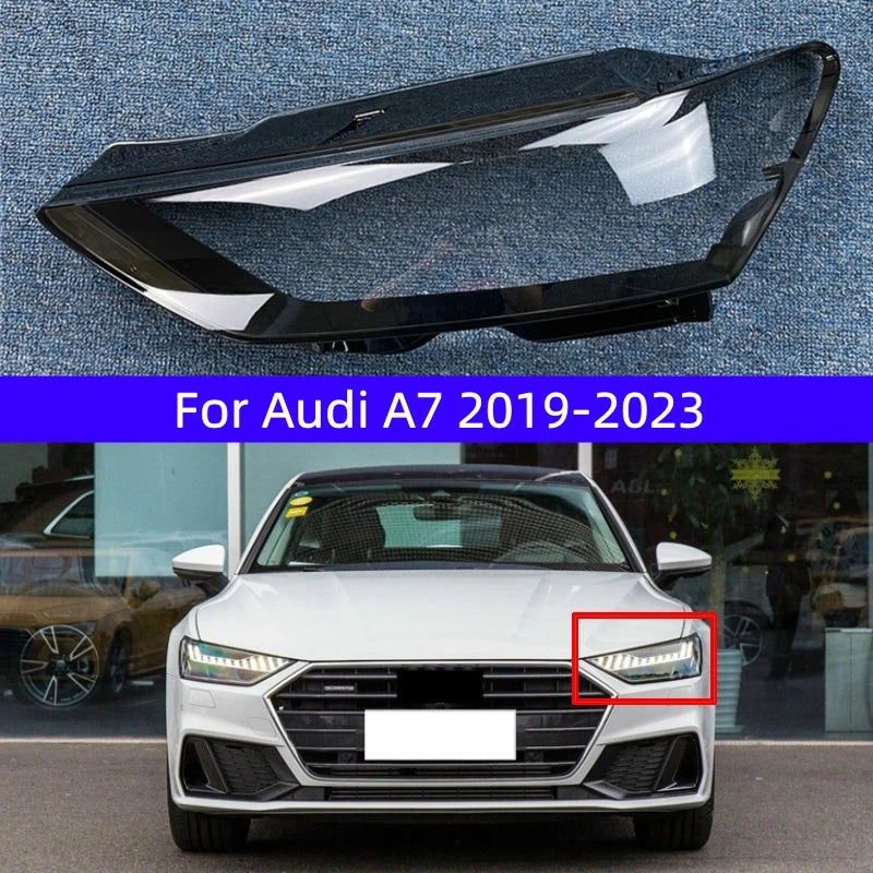 Couvercle Lentille Phare Avant Audi A7 2019-2023 - vue de face - Becquet Voiture