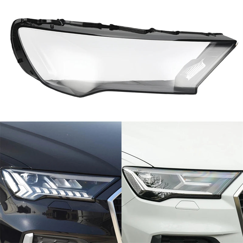 Couvercle Lentille Phare Avant Audi Q7 2020-2023 - détail du montage - Becquet Voiture