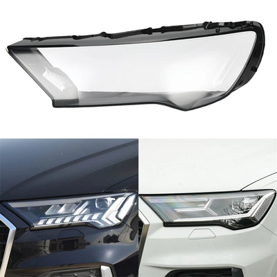 Couvercle Lentille Phare Avant Audi Q7 2020-2023 - vue de dessus - Becquet Voiture