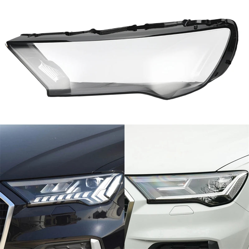 Couvercle Lentille Phare Avant Audi Q7 2020-2023 - vue de dessus - Becquet Voiture