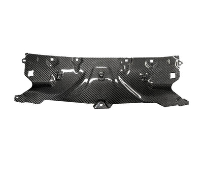 Couvercle Liquide Refroidissement Carbone BMW M5 F90 - vue de face - Becquet Voiture