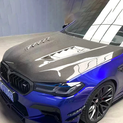 Couvercle Moteur Carbone BMW M5 F90 Série 5 G30 540i - packshot studio - Becquet Voiture