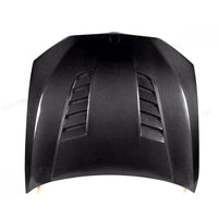 Couvercle Moteur Carbone BMW M5 F90 Série 5 G30 540i - vue de profil - Becquet Voiture
