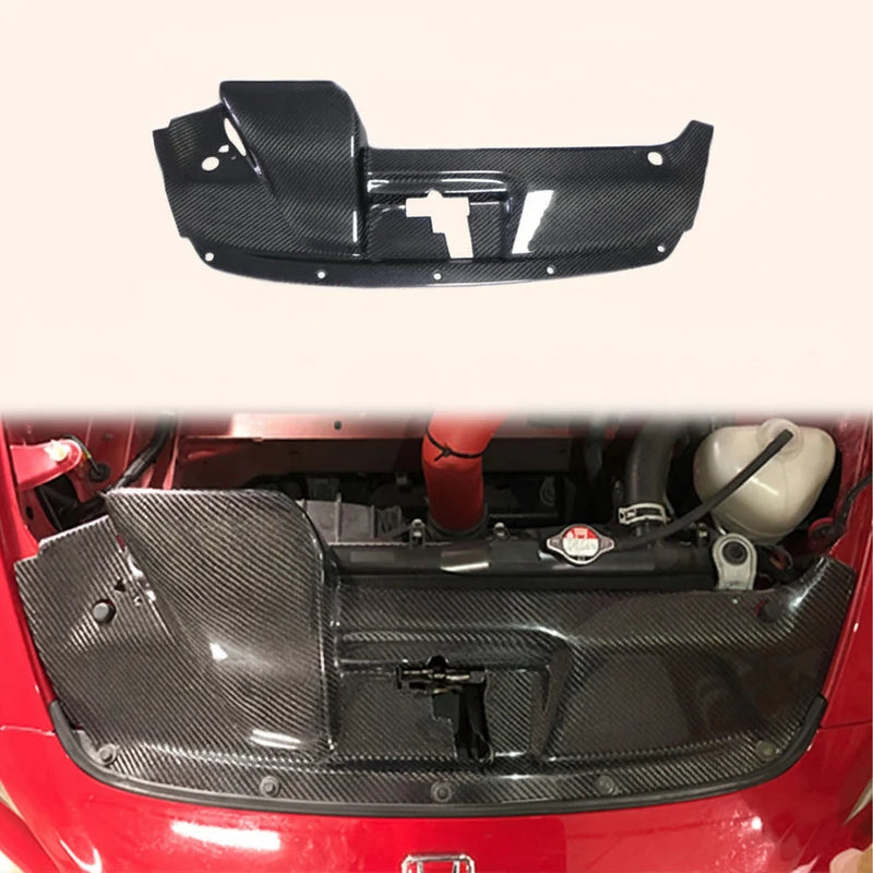 Couvercle Panneau Refroidissement Carbone Honda S2000 AP1 1999-2003 - vue de face - Becquet Voiture