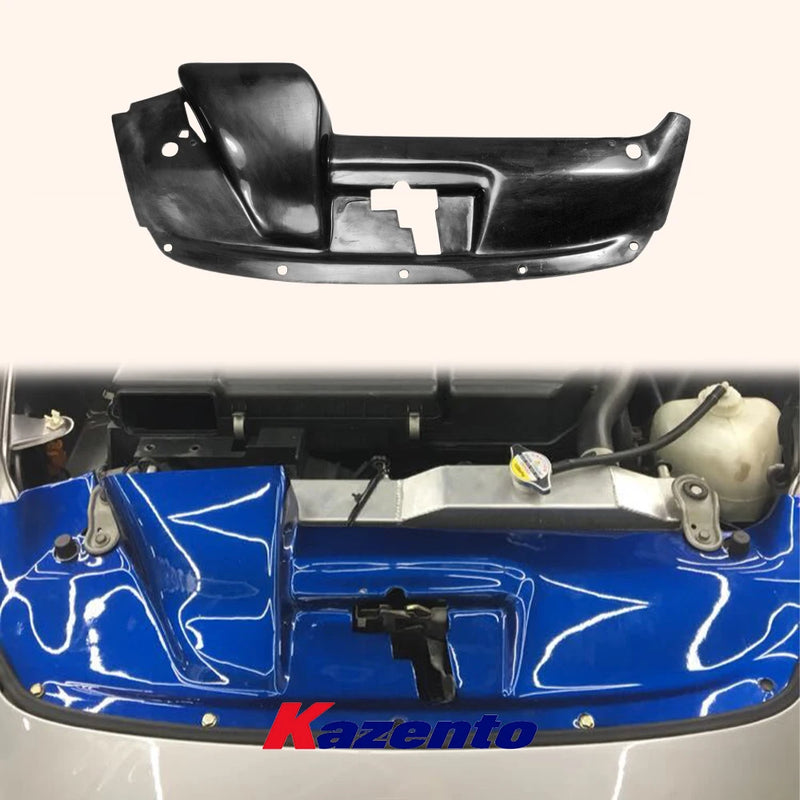 Couvercle Panneau Refroidissement Carbone Honda S2000 AP1 1999-2003 - vue de trois-quarts - Becquet Voiture
