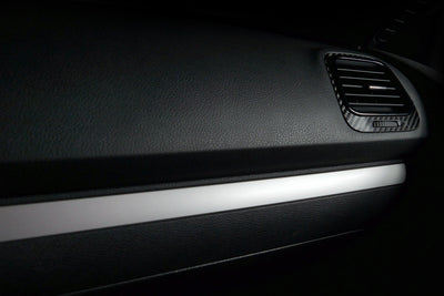 Couvercle Ventilation VW Scirocco EOS Fibre de Carbone - vue de profil - Becquet Voiture
