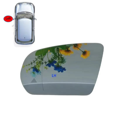 Couvercle Verre Rétroviseur Chauffant Mercedes GLA GLB GLC - vue de face 2 - Becquet Voiture