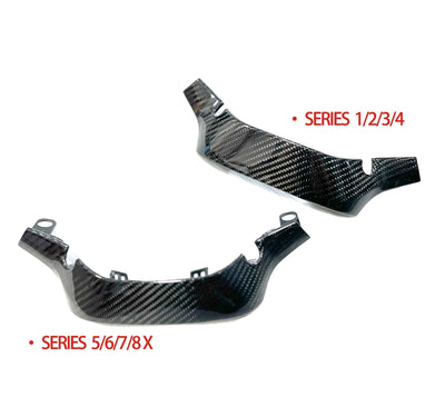 Couvercle Volant Fibre Carbone BMW Séries 1 à 8 - vue de profil - Becquet Voiture