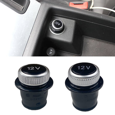 Couvre Allume-Cigare 12V Chromé Audi - vue arrière - Becquet Voiture