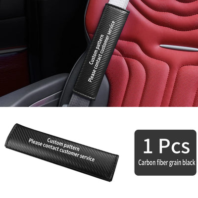 Couvre Ceinture Carbone Sécurité Voiture DIY - vue de dessus 3 - Becquet Voiture