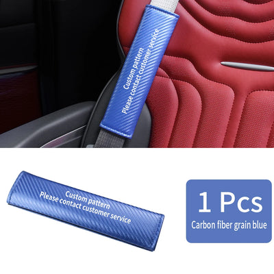 Couvre Ceinture Carbone Sécurité Voiture DIY - vue de profil 3 - Becquet Voiture