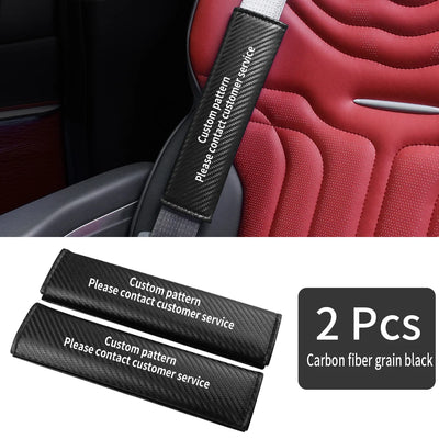 Couvre Ceinture Carbone Sécurité Voiture DIY - vue rapprochée 3 - Becquet Voiture