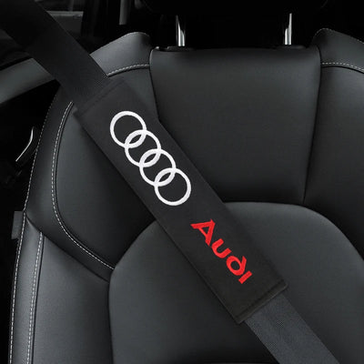Couvre Ceinture Sécurité Audi A3 A4 A6 Q5 Q7 S-Line - vue arrière - Becquet Voiture