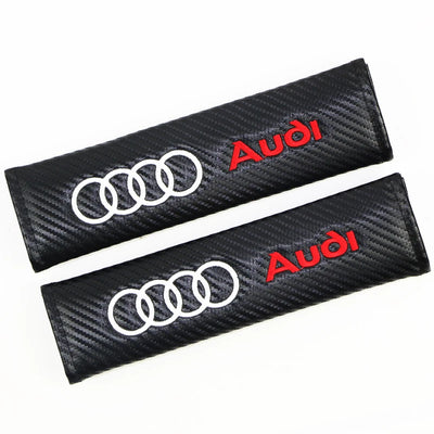 Couvre Ceinture Sécurité Audi A3 A4 A6 Q5 Q7 S-Line - vue de face 2 - Becquet Voiture