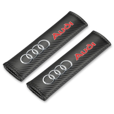 Couvre Ceinture Sécurité Audi A3 A4 A6 Q5 Q7 S-Line - vue de profil 2 - Becquet Voiture