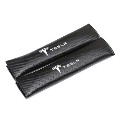 Couvre Ceinture Sécurité Tesla Model 3 Y S X - packshot studio - Becquet Voiture