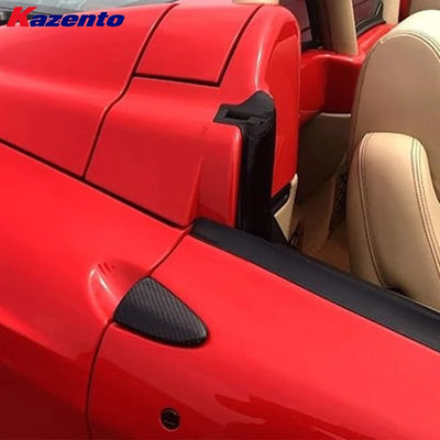 Couvre-Poignée de Porte Carbone Ferrari F430 2005-2009 - vue de profil - Becquet Voiture