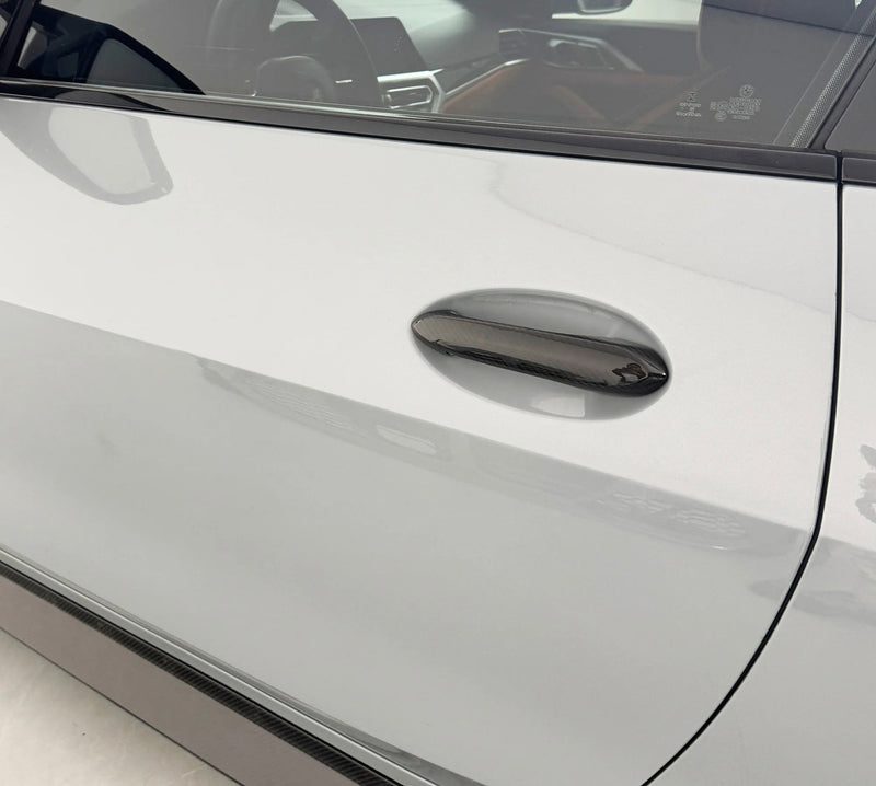 Couvre-Poignée Porte Fibre Carbone BMW G82 M4 - vue arrière - Becquet Voiture